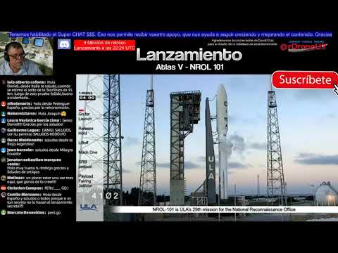LANZAMIENTO con éxito del cohete Atlas V de ULA en su misión NROL 101  (COMENTARIOS EN ESPAÑOL)