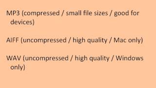 OCR R081 File Formats