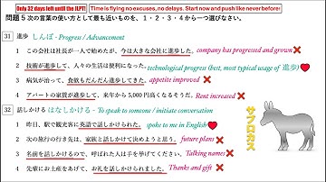 JLPT N3 2023年 July correct usage of word Part-5