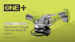 Meuleuse d’angle Brushless sans fil R18AG7 ONE+ Ryobi by Bricozor 28 views 3 weeks ago 2 minutes, 13 seconds