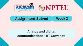 Analog and digital communications Week 2 | NPTEL ANSWERS #nptel2026 #myswayam #nptel #nptelexam