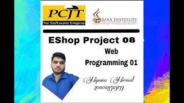 Web Programming 1| eshop | Task 08