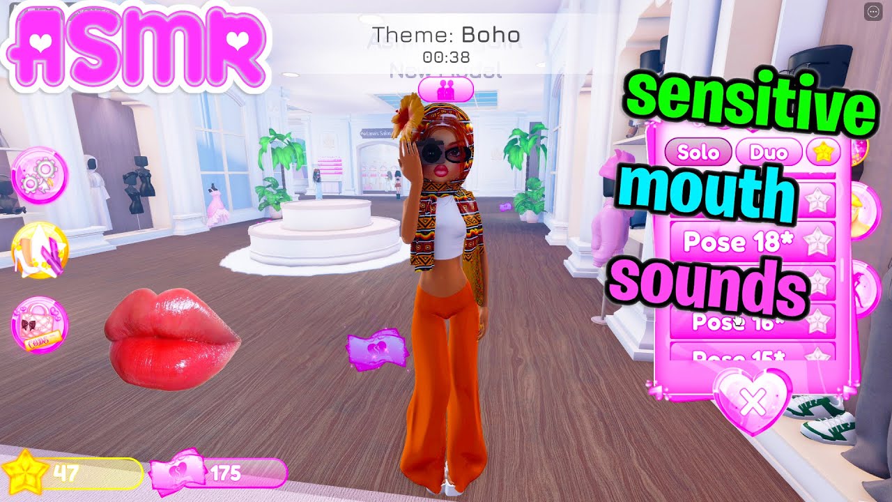 ASMR Roblox 🍀 Dress To Impress Relaxing Sensitive Mouth Sounds  💤 ✨ 👗