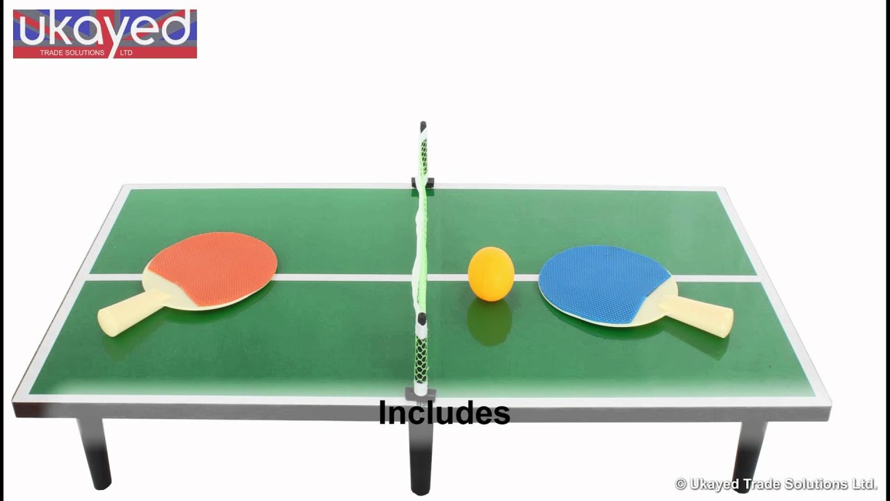 Deluxe Tabletop Table Tennis YouTube