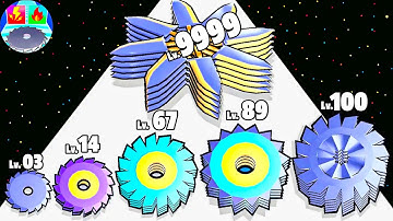 Grinder Run 3D - Level Up Grinder Run Max Level Gameplay