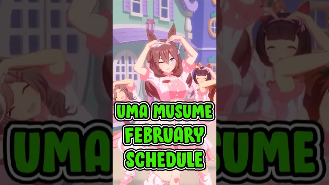 RACING CARNIVAL EVENT! VALENTINE'S BOURBON! ALL-UMA BANNER! UMA MUSUME JANUARY SCHEDULE! 