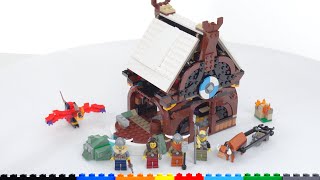 LEGO Creator 3-in-1 Viking Ship B-model review! Hall / house looks the part, but isn't to strive for