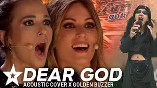 Global Got Talent Simon Cowell Cried when the heard Extraordinary Voice Singing Dear God