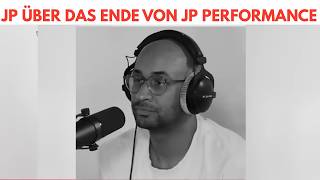 Jean Pierre Kraemer on the End of JP Performance - Extremely Sad Statement