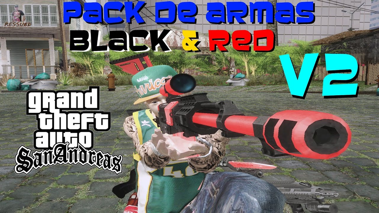 GTA San Andreas Pack de Armas 2016 HD Mod 