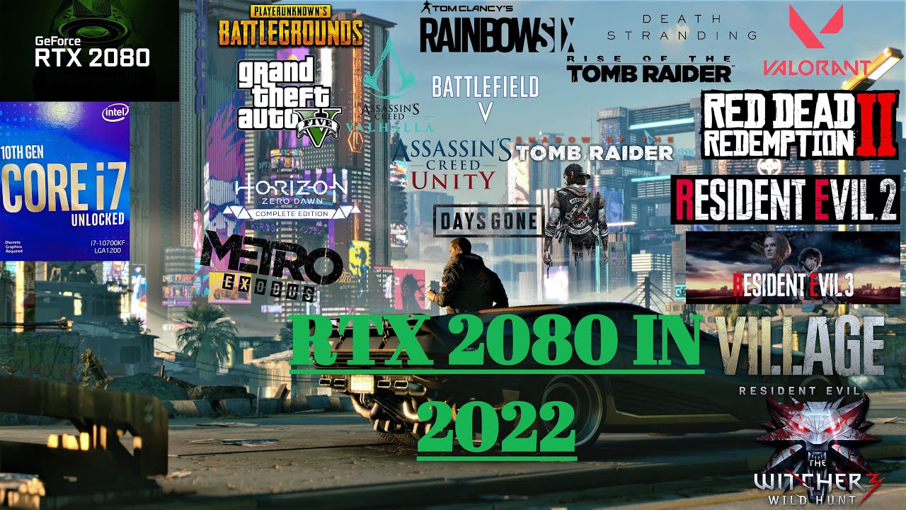 Rtx 2080  Test In 20 Games In 2022