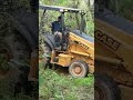 Utilizamos retroexcavadora para sacar árbol de toronja #nature #naturaleza