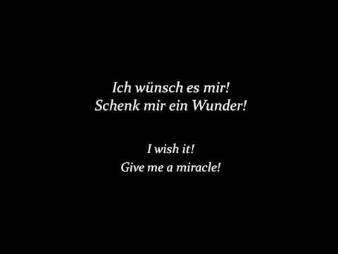 Unheiligs Schenk Mir Ein Wunder English Lyrics