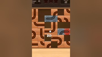 Roll the Ball slide puzzle Moving J Pack Level 27 Solution