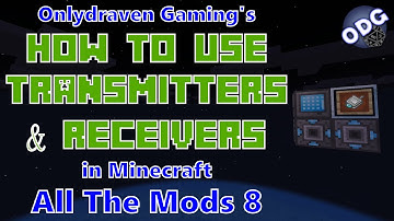 Minecraft - All The Mods 8 - How to Use Transmitters & Receivers for Multiple Refined Storage Access