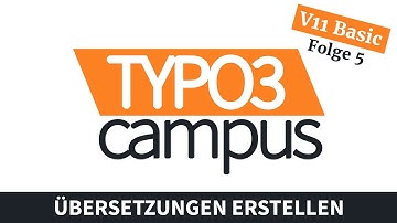 TYPO3 11 Grundkurs: Folge 5 - Übersetzungen anlegen