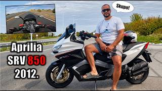 SKUTER ZA IZBEGAVANJE | Aprilia SRV 850 | Iskustvo vlasnika