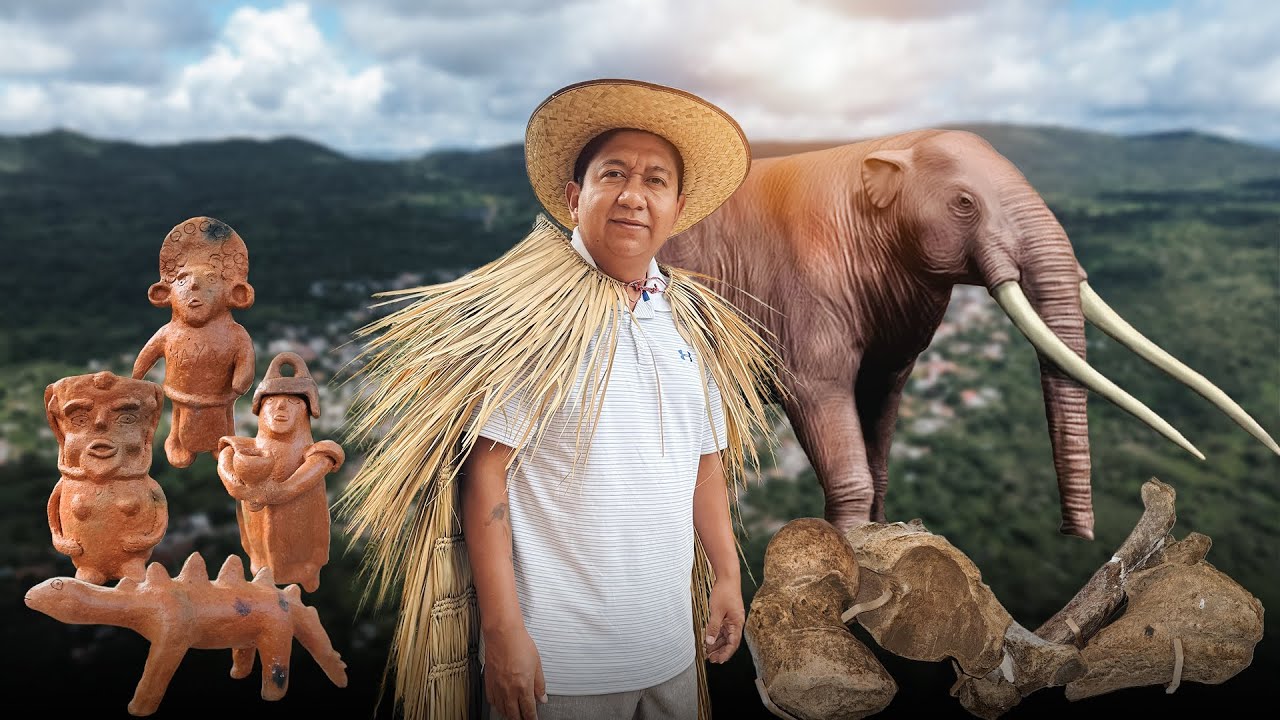 ¿Restos de MAMUT y TUMBAS PREHISPÁNICAS? ¡Esto encontramos en Chilacachapa! 🦣