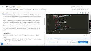 Packing Books codechef solutions || Starter 63 codechef contest