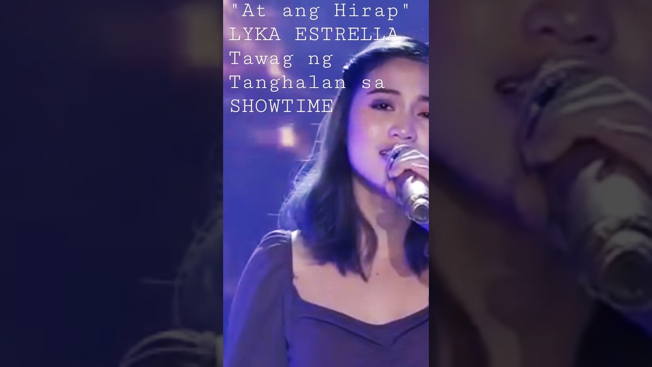 "At ang Hirap" by LYKA ESTRELLA - Tawag ng Tanghalan sa SHOWTIME - HUGOT SONG