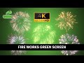 Fire Works Green Screen 4K