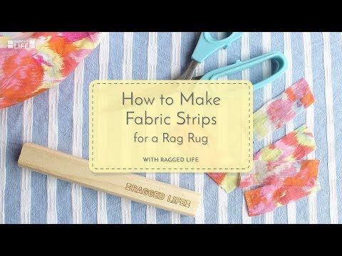 How To Make Fabric Strips for a Rag Rug with Elspeth Jackson - Ragged Life