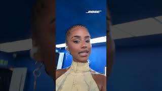 Tyla On Set With The Bose Ultra Open Earbuds
Check out Tyla’s pre-show ritual with the Bose Ultra Open Earbuds. Tyla On Set With The Bose Ultra Open Earbuds