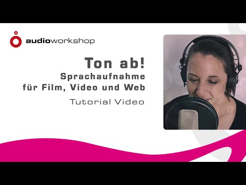 TON AB! Sprachaufnahmen in der Praxis Tutorial Video Trailer