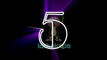 ELEGANT COUNTDOWN FROM 10 TO 0 WITH FLASH COLORED VOLUMETRIC LIGHTS