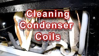 Cleaning Condenser Coils  GE Side by Side Refrigerator