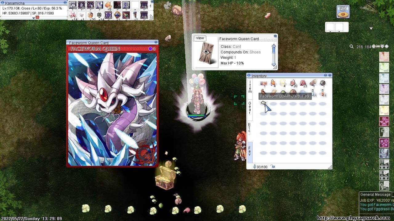 Ragnarok Online (IRO) - ลง Instance หาการ์ดบอสใส่ - YouTube