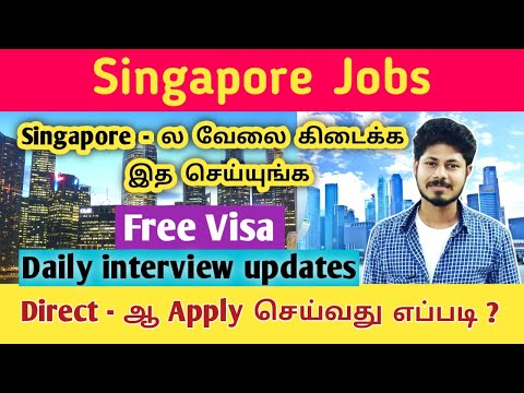Singapore jobs tamil singapore work permit s pass tamil