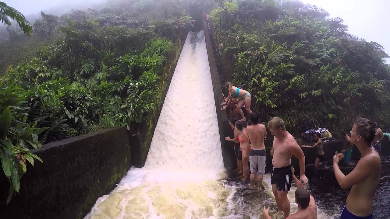 White Road Waimea Waterslides YouTube