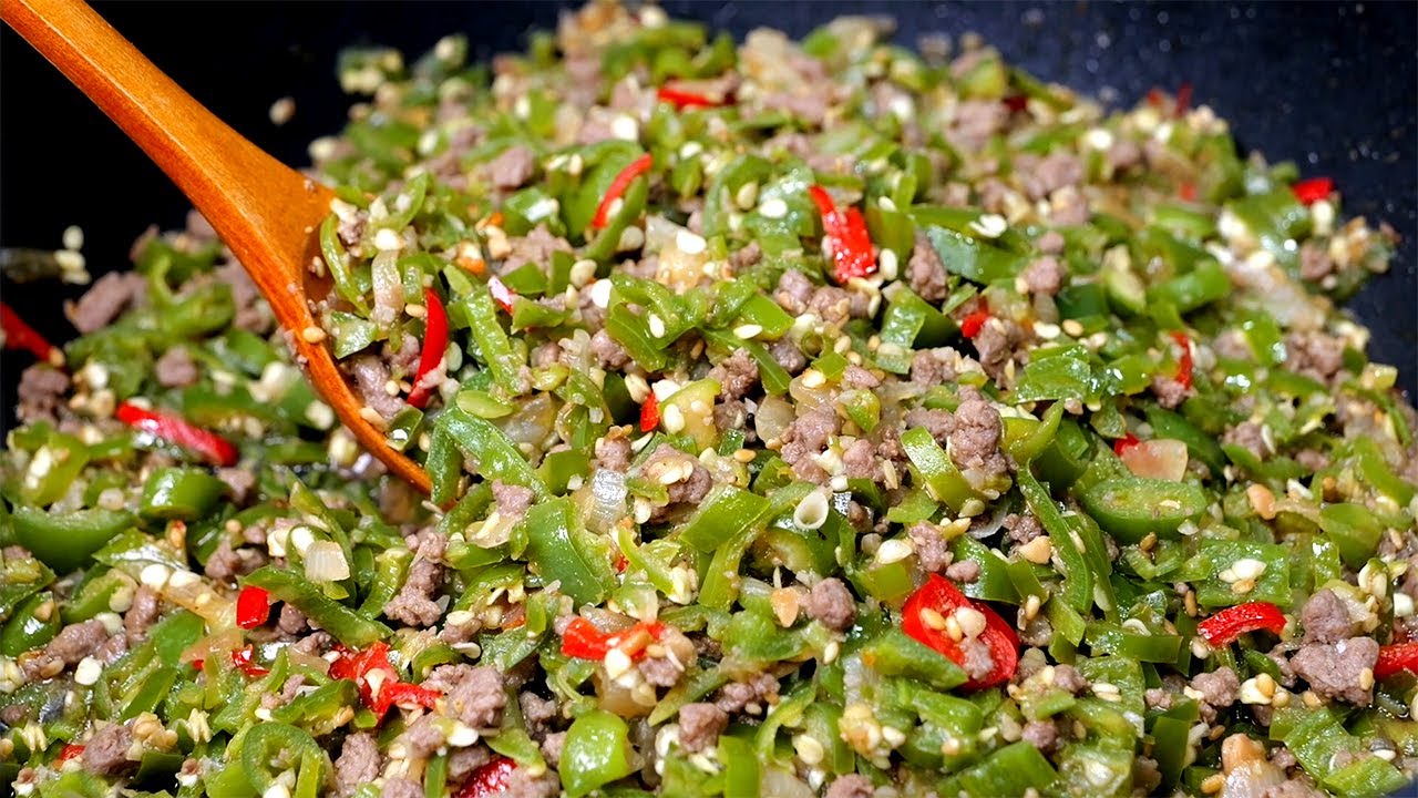 소고기 고추 다짐장