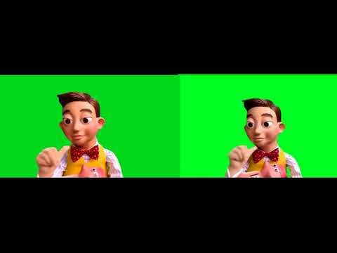 The Pixelspix Mine Song without those annoying window outlines green screen (Comparison)