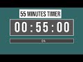 55 minutes Countdown Timer Without Sound | Study Timer | Working Timer | Online Timer|