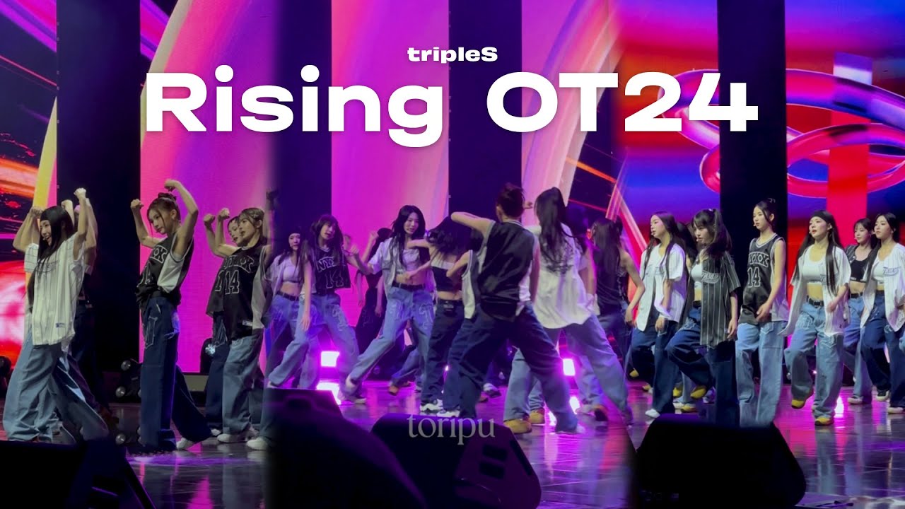 [4K] tripleS 'Rising' OT24 Fancam 직캠 | triples FANCON 트리플에스 팬콘 Girls ...