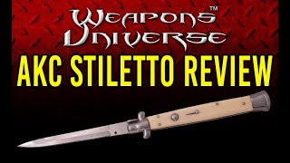 AKC (Automatic Knife Company) Automatic Stiletto Knife Review