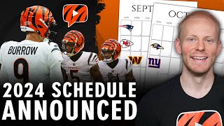 Bengals 2024 Regular Season Schedule REVEALED | Instant Reaction