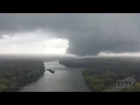 03-17-2021 Demopolis, AL - Crazy Tornado shot from drone