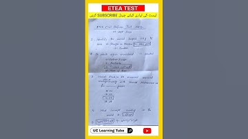 ETEA Civil Defense Test 3 September 2022 Test Paper MCQs Solved Questions for Test Preparation
