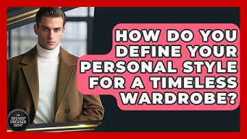 How Do You Define Your Personal Style For A Timeless Wardrobe? - The Sharp Dressed Gent