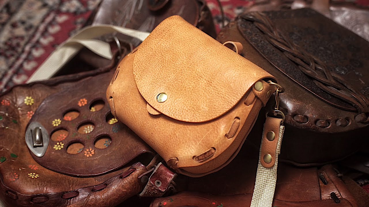 Vintage Brown Leather Shoulder Bag handmade Genuine Leather Bag Women Bag  old Leather Handbag purse small Bag retro Bag - Etsy