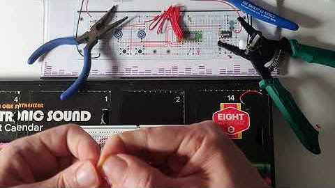 2021 Electronic Sound Advent Calendar Breadboard Kit - day 17