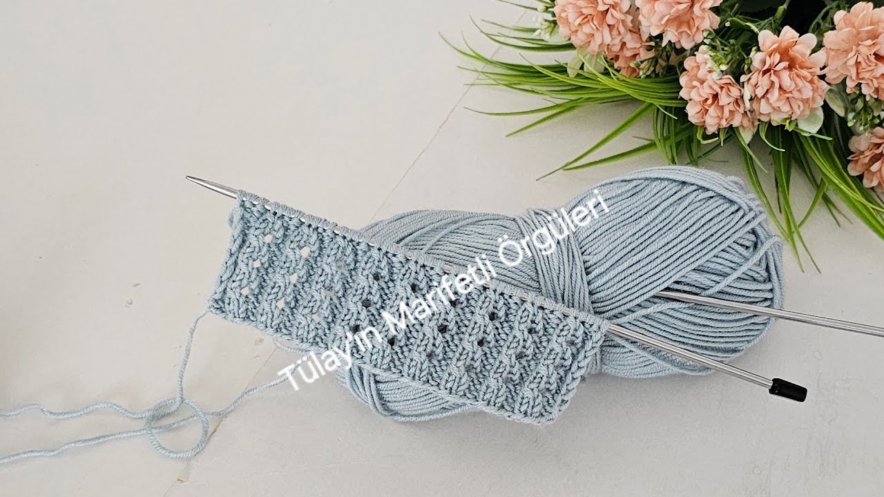 ЧУДЕСНЫЙ 🎉 Простой узор для вязания жилета, шали и блузки