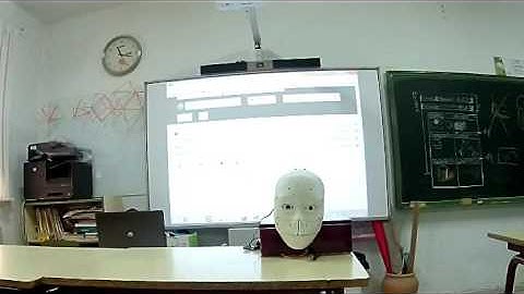 Our Inmoov robot works as a tourist guide