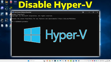 How To Disable Hyper-V in Windows