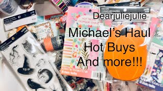 Michael’s haul- hot buy paper, envelopes and fall stuff