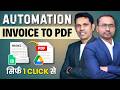 Create Invoice PDF Automatically from Google Sheets | One Click Save to Drive