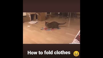 easy way of folding clothes👚🤣#viral#shorts.